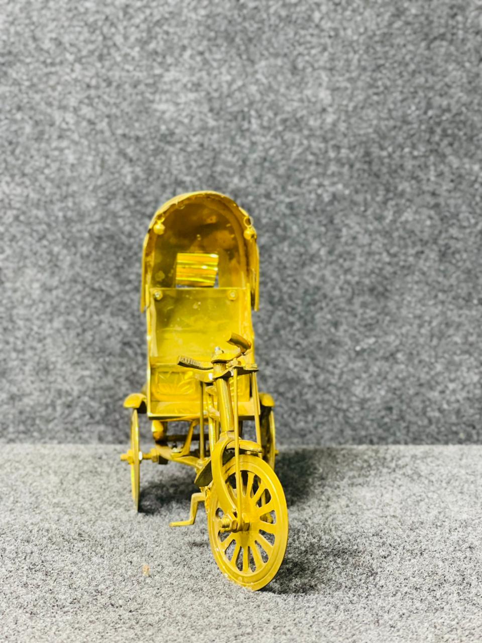 Brass Rickshaw With Unique Box